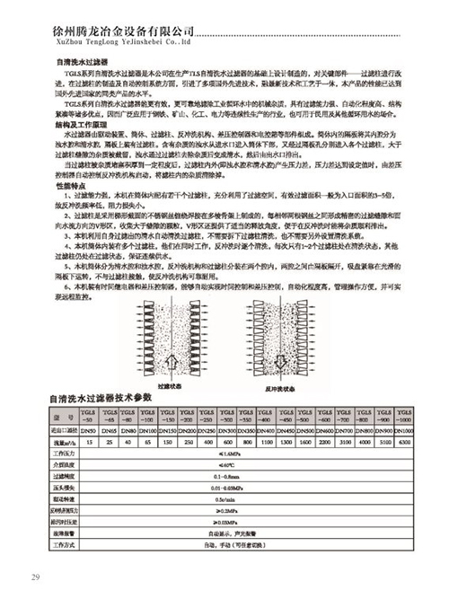 自清洗水過(guò)濾器